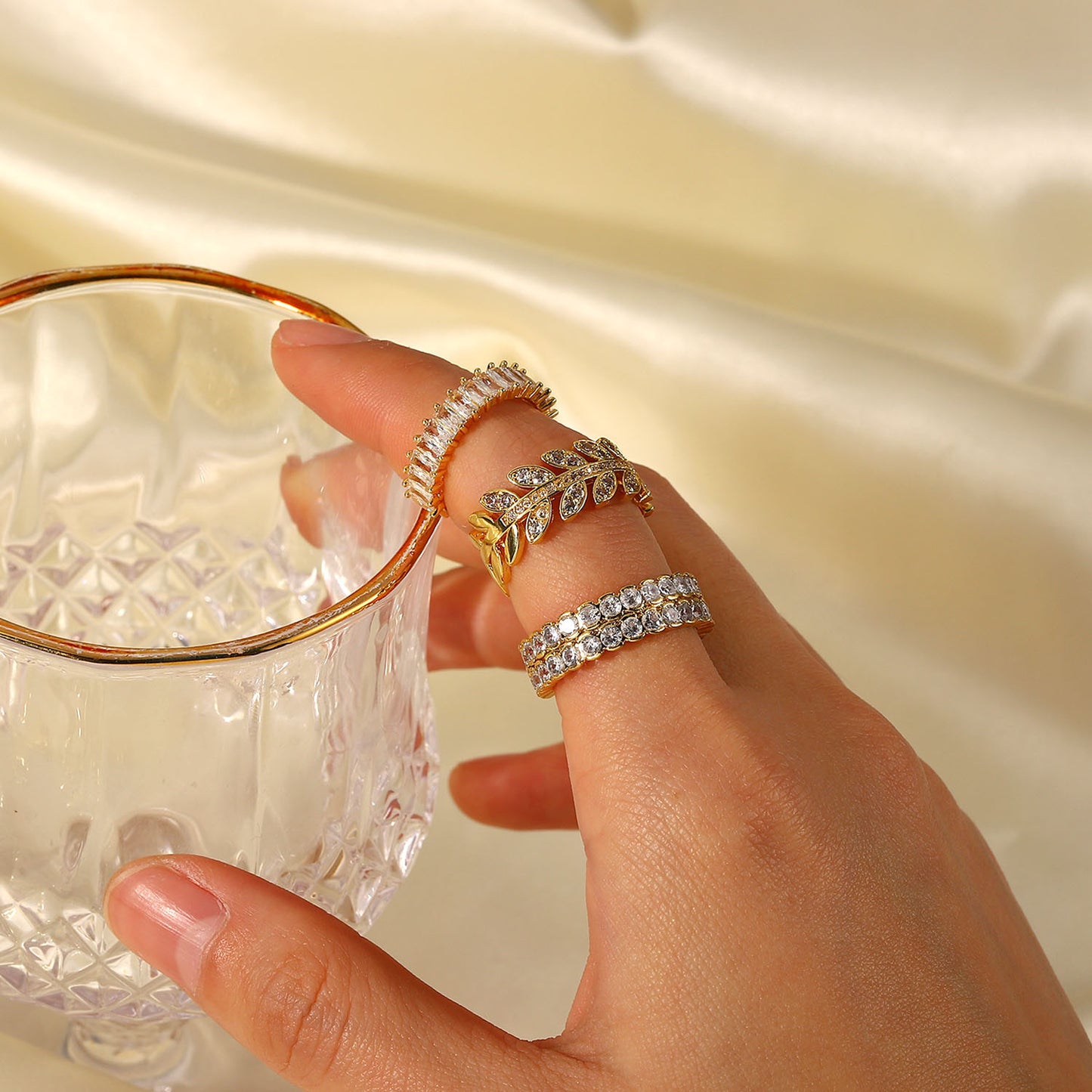 North American INS Style Fashion Open Adjustable Vintage Ring [500-509]
