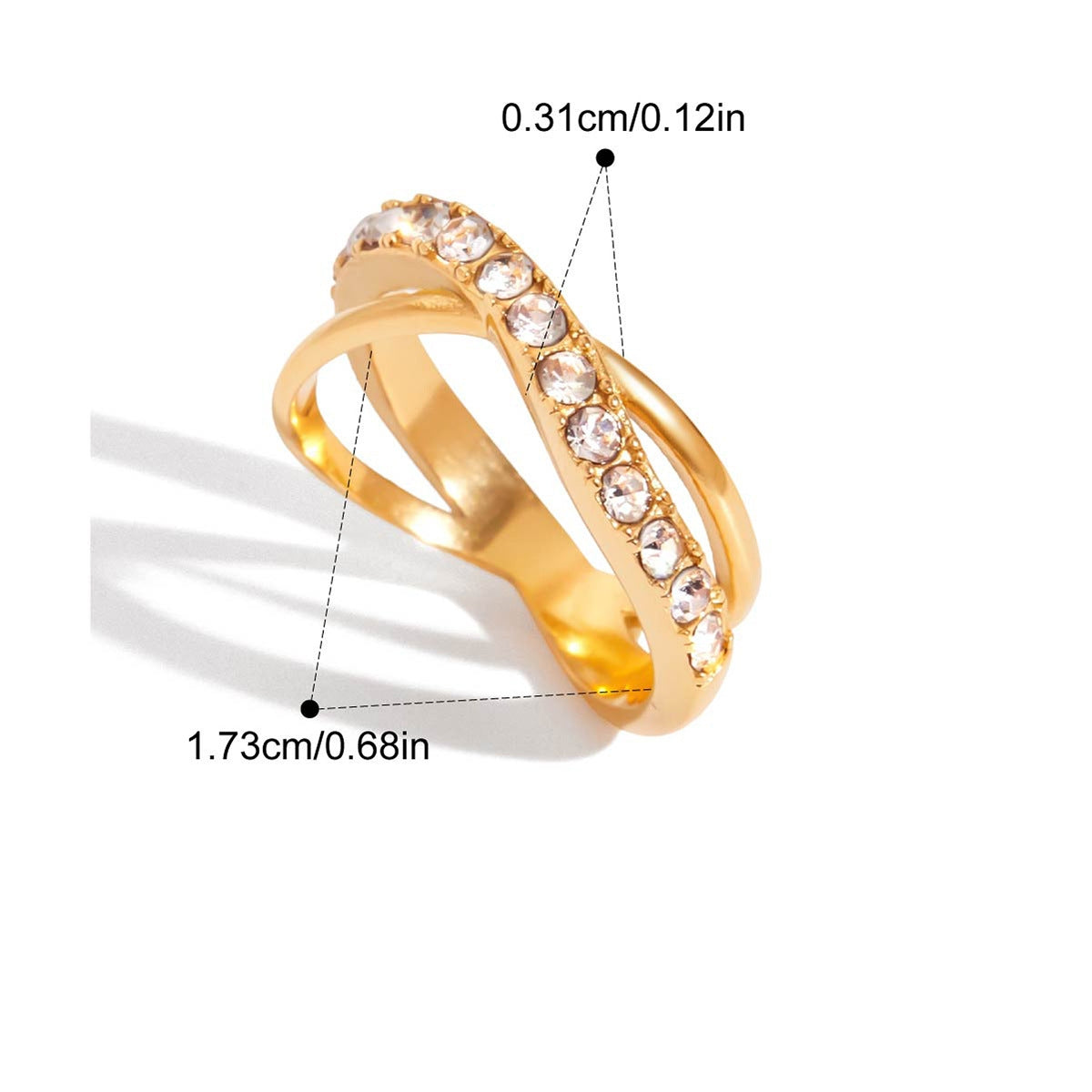 Elegant Ring Collection Three Styles Non-Fading Design [203-205]