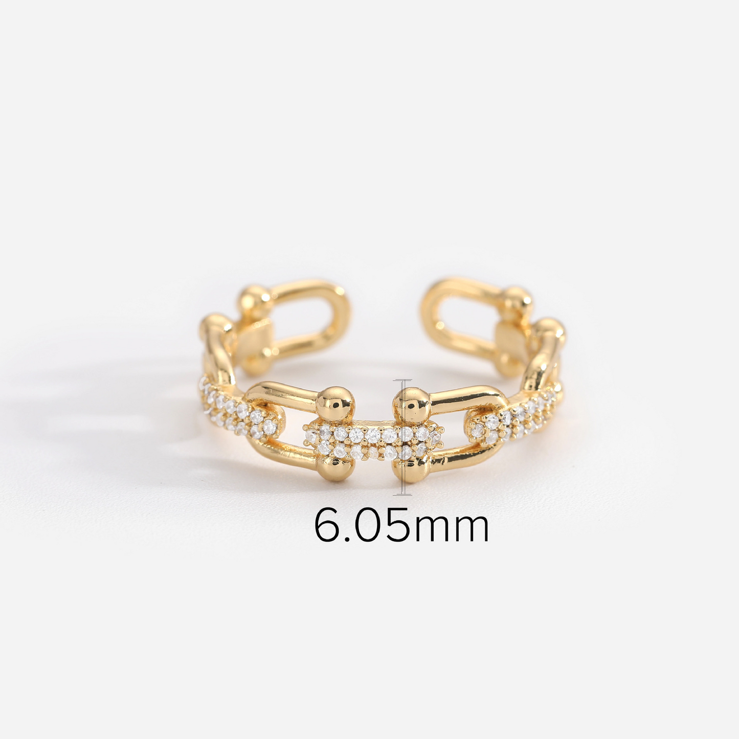 North American INS Style Fashion Open Adjustable Vintage Ring [500-509]
