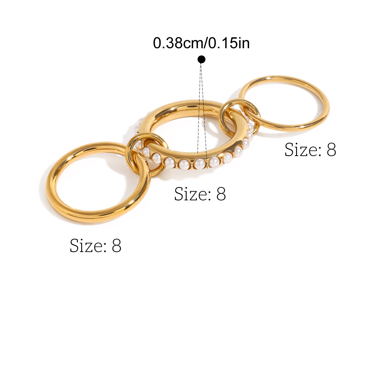 Premium Ring Collection Multiple Styles Non-Fading Design [279-293]