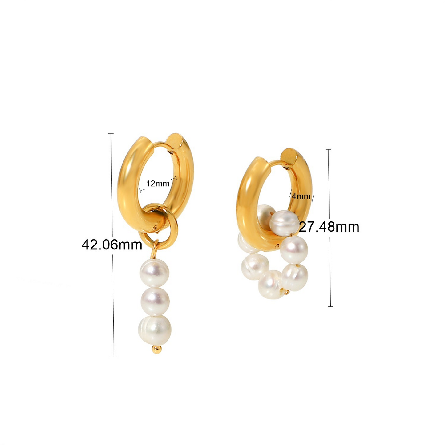 North American INS Style Fashion Non-Fading Vintage Earrings [410-421]