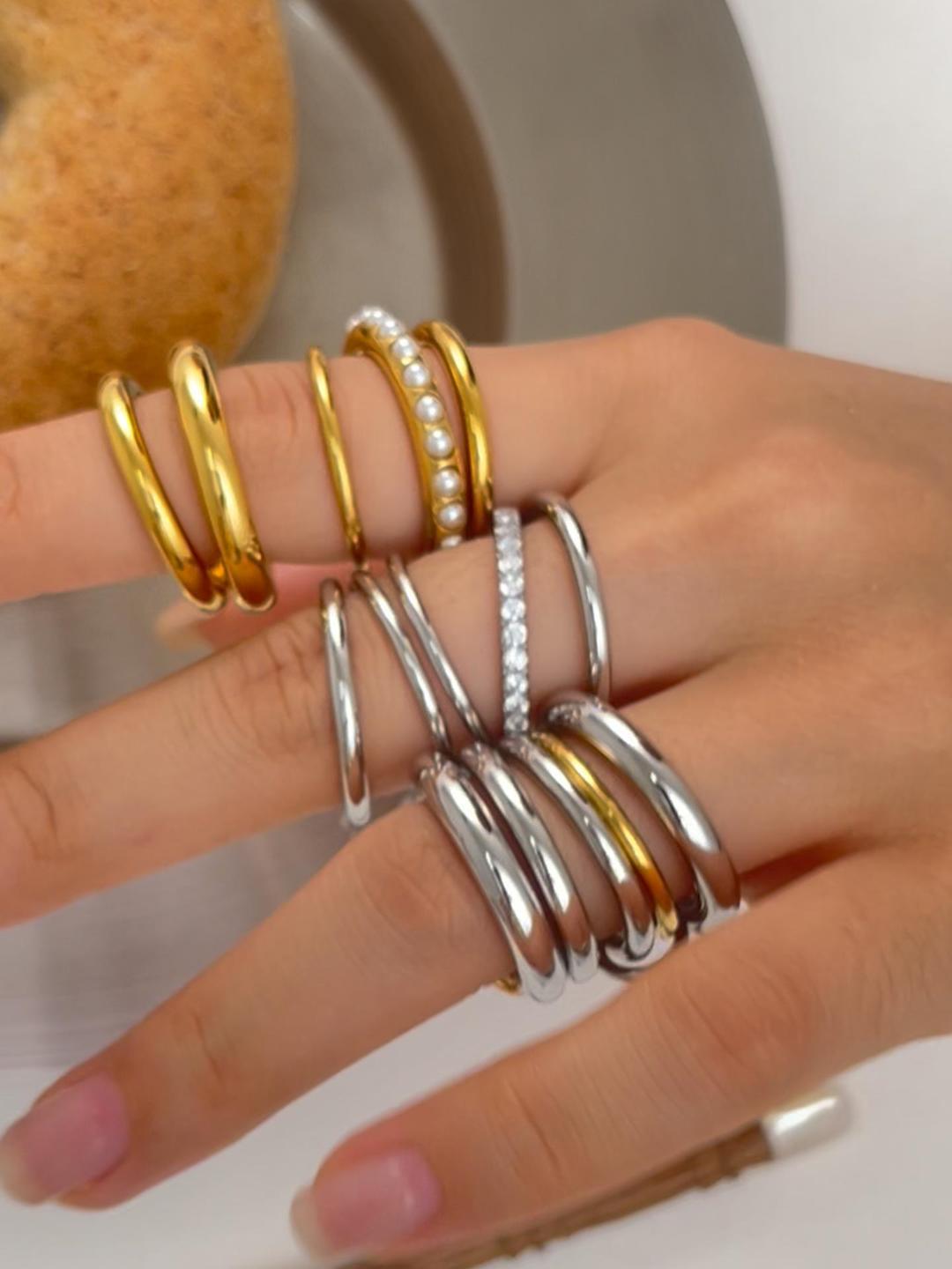 Premium Ring Collection Multiple Styles Non-Fading Design [279-293]