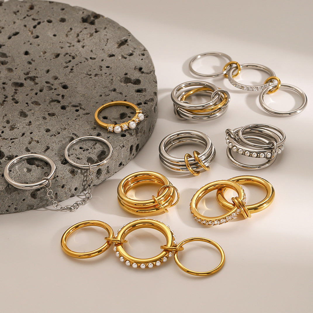 Premium Ring Collection Multiple Styles Non-Fading Design [279-293]
