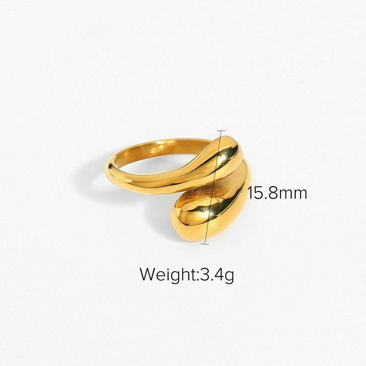 Adjustable Non-Fading Ring Collection Elegant Design Three Styles [210-212]