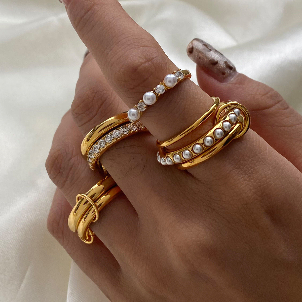 Premium Ring Collection Multiple Styles Non-Fading Design [279-293]