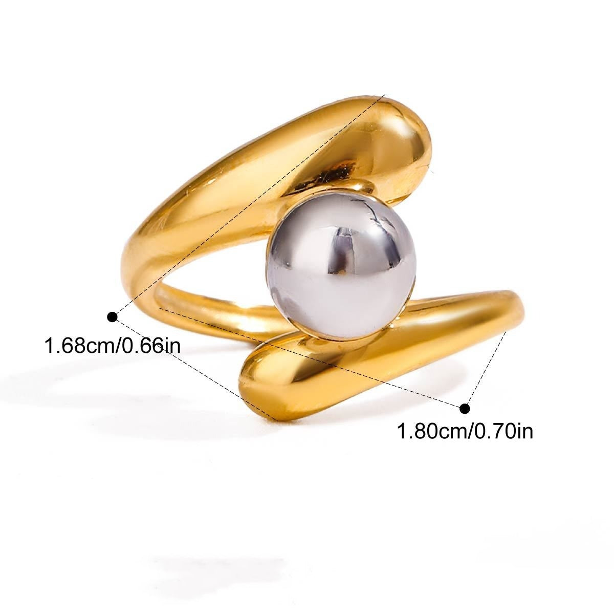 Minimalist Geometric Ring Collection Multiple Styles Non-Fading  [266-271]