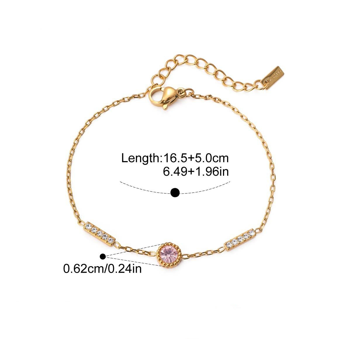 Delicate Chain Bracelet Collection Non-Fading Luxury Design  [302-303]