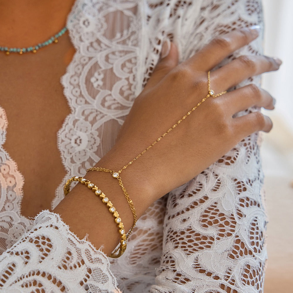 Elegant Luxury Necklace Delicate Chain Non-Fading Design [103]