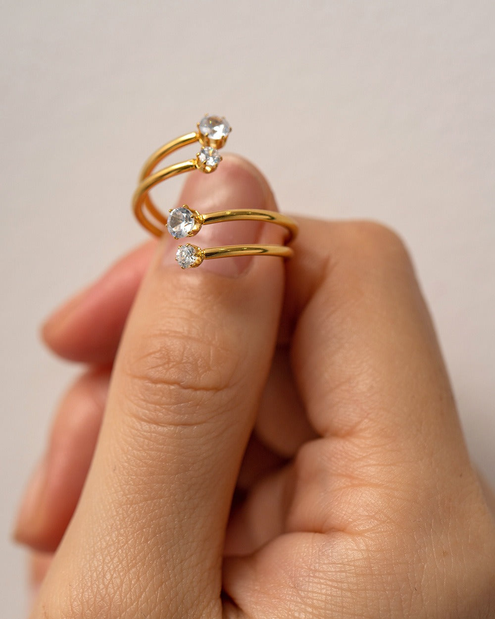 North American INS Style Parallel Open Adjustable Non-Fading Versatile Ring [220]