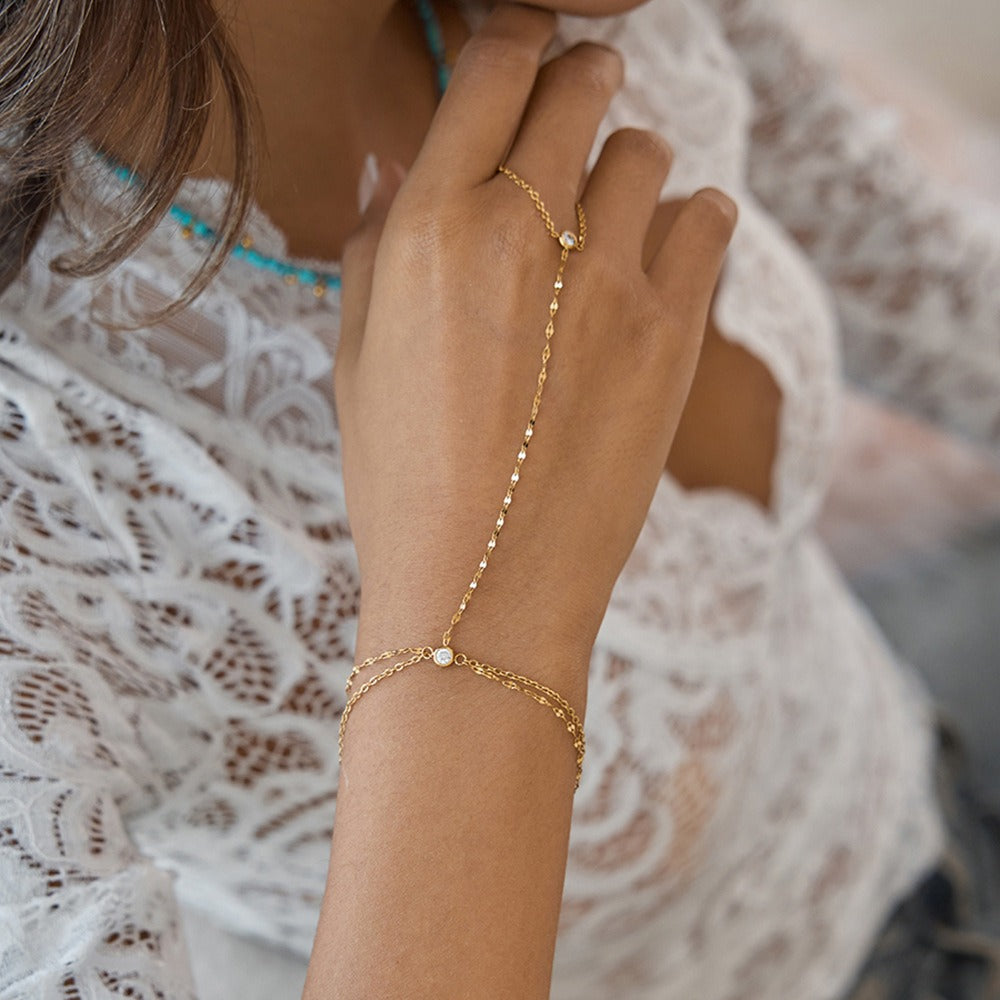 Elegant Luxury Necklace Delicate Chain Non-Fading Design [103]
