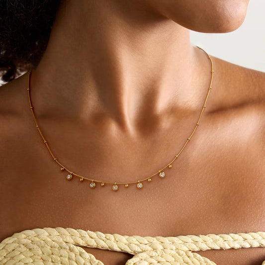 Luxury Collarbone Chain Necklace High-End Light Luxury Design [102]