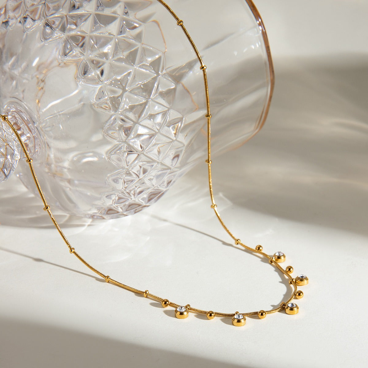 Luxury Collarbone Chain Necklace High-End Light Luxury Design [102]