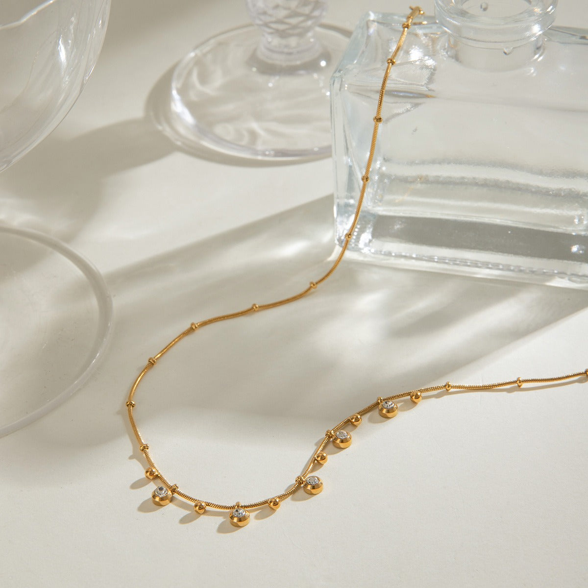 Luxury Collarbone Chain Necklace High-End Light Luxury Design [102]