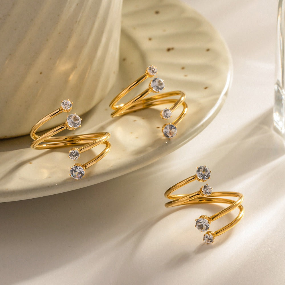 North American INS Style Parallel Open Adjustable Non-Fading Versatile Ring [220]