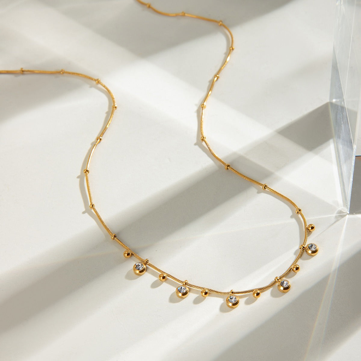Luxury Collarbone Chain Necklace High-End Light Luxury Design [102]