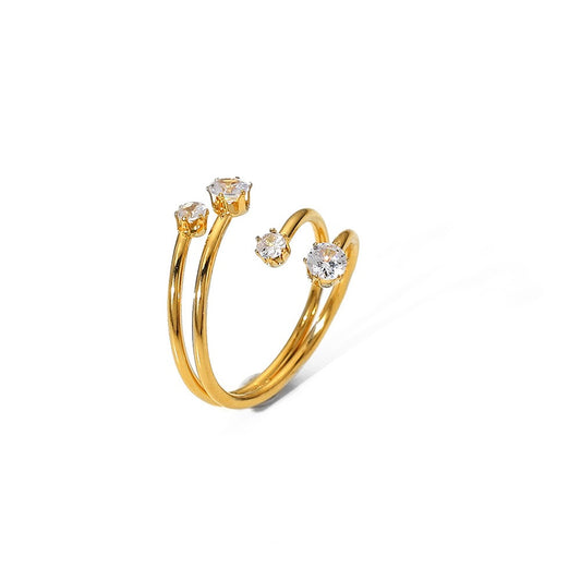 North American INS Style Parallel Open Adjustable Non-Fading Versatile Ring [220]