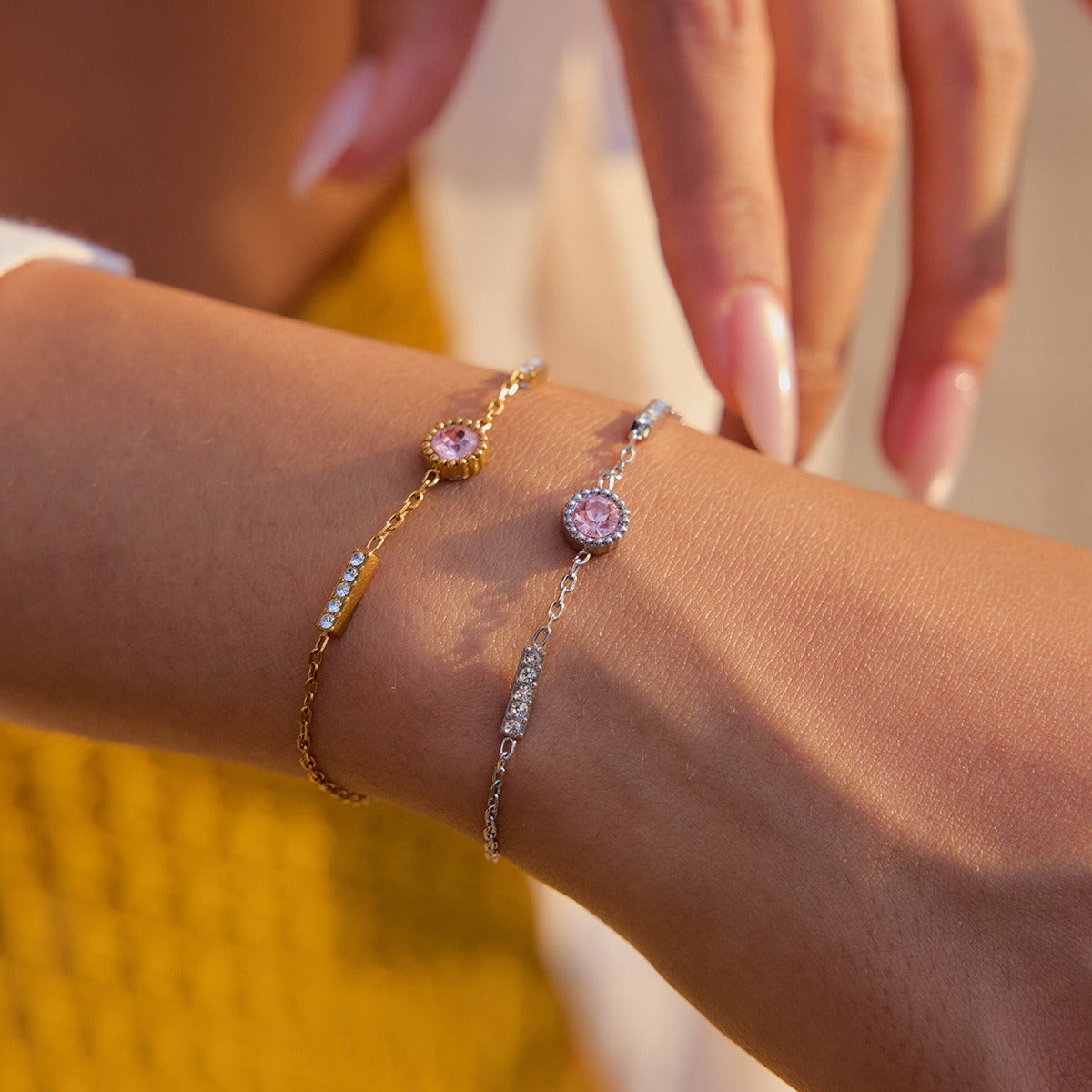 Delicate Chain Bracelet Collection Non-Fading Luxury Design  [302-303]