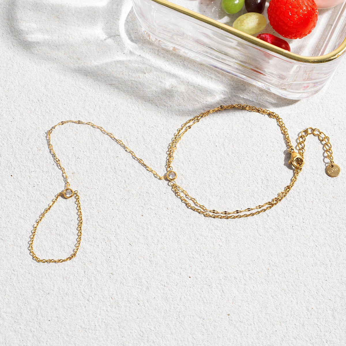 Elegant Luxury Necklace Delicate Chain Non-Fading Design [103]
