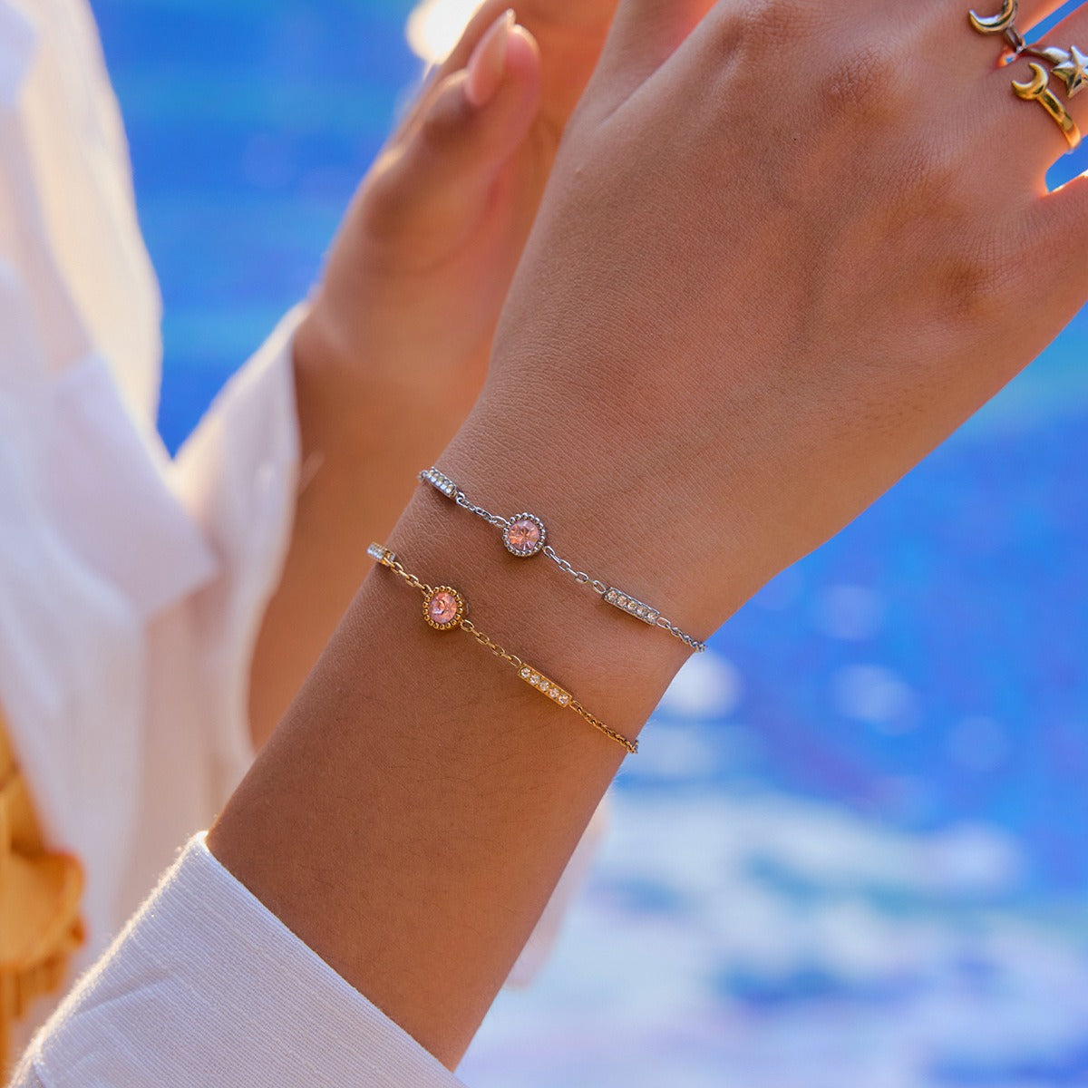 Delicate Chain Bracelet Collection Non-Fading Luxury Design  [302-303]