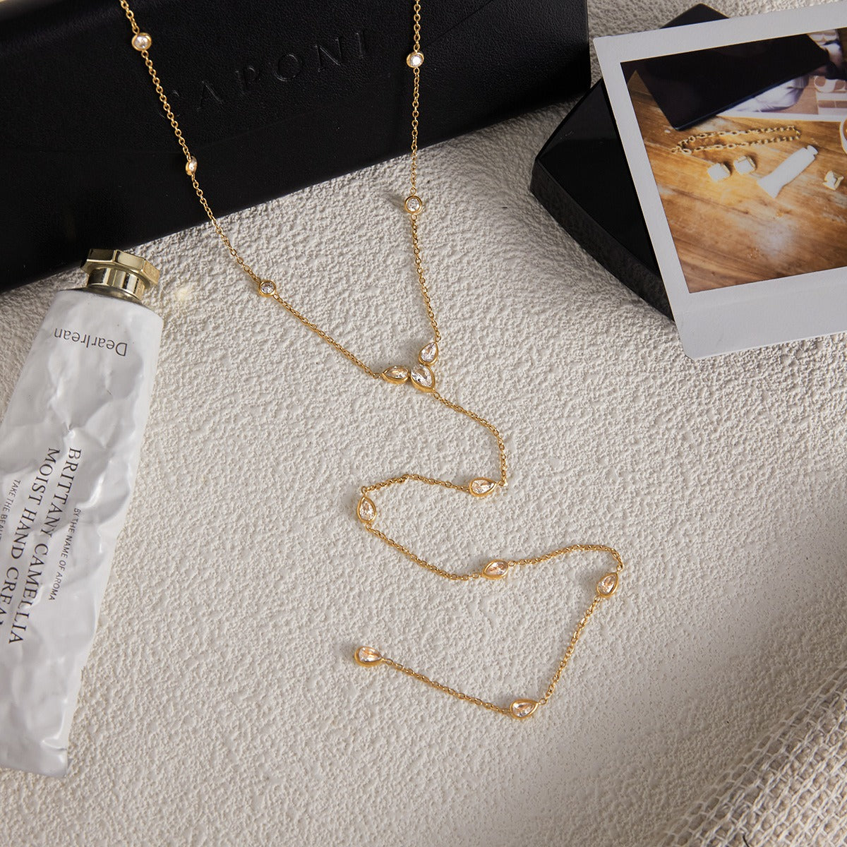 Y-Chain Luxury Long Necklace - Tarnish-Free Premium Design [101]