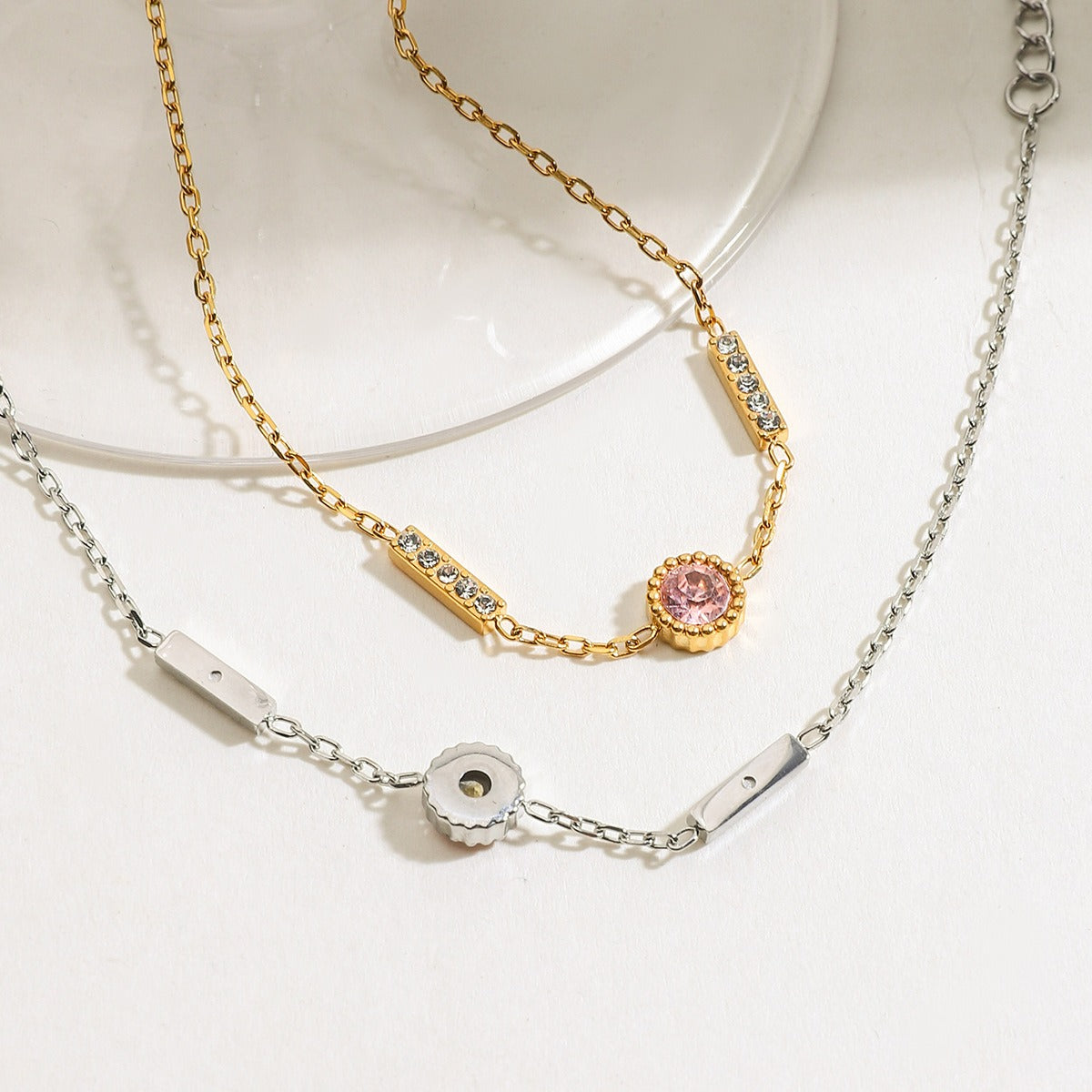 Delicate Chain Bracelet Collection Non-Fading Luxury Design  [302-303]