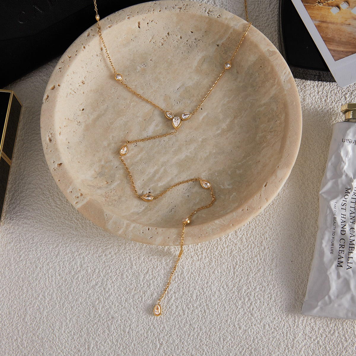 Y-Chain Luxury Long Necklace - Tarnish-Free Premium Design [101]