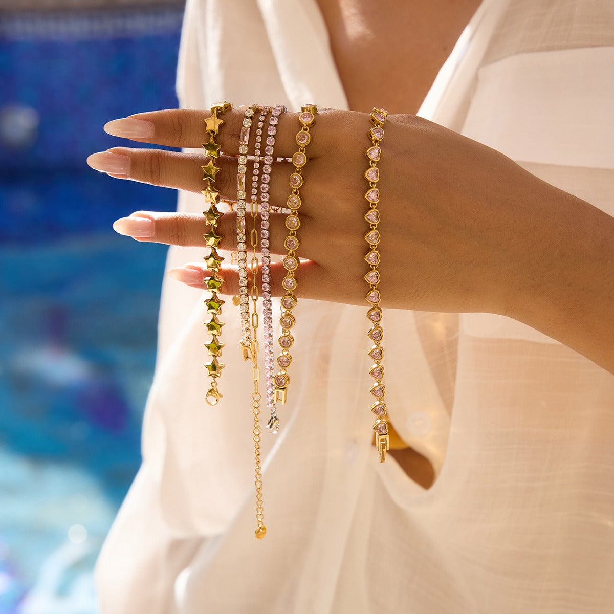 Luxury Bracelet Collection Multiple Styles Non-Fading Design [304-311]