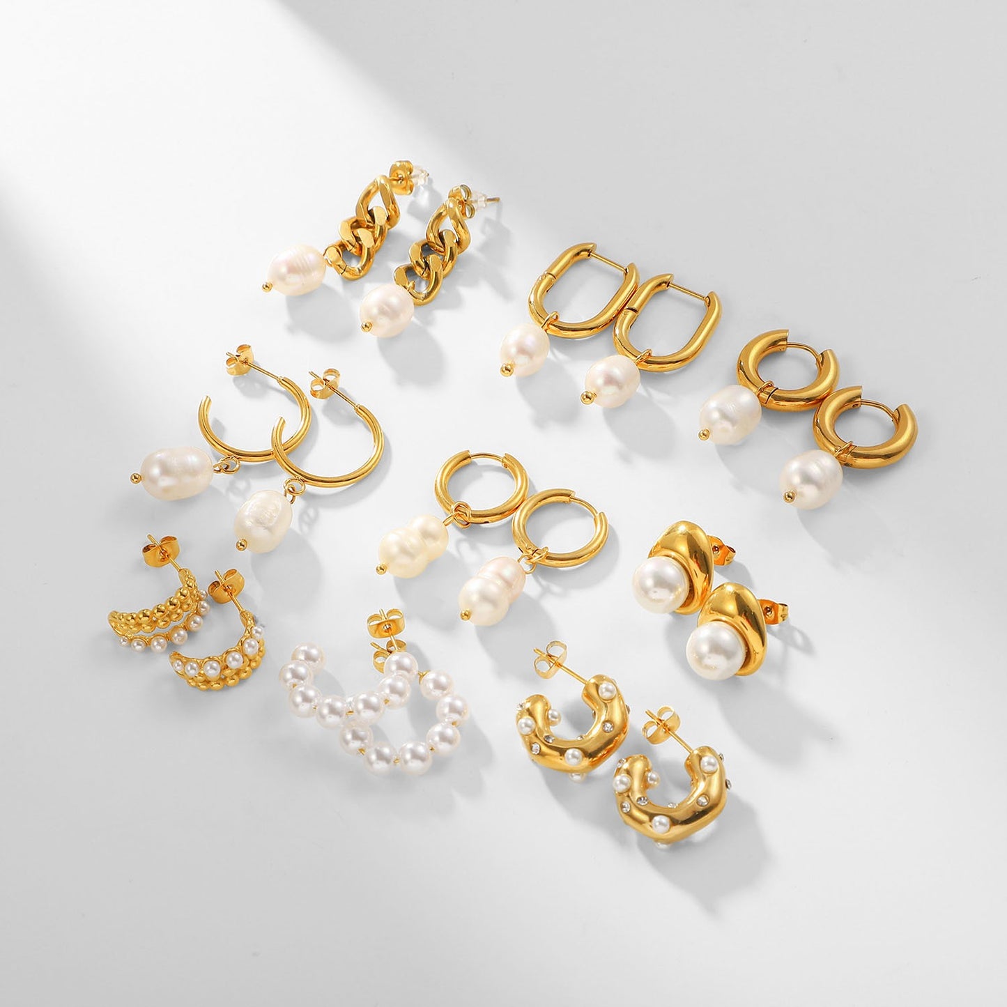 North American INS Style Fashion Non-Fading Vintage Earrings [410-421]