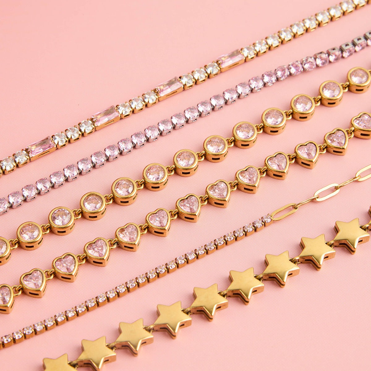Luxury Bracelet Collection Multiple Styles Non-Fading Design [304-311]