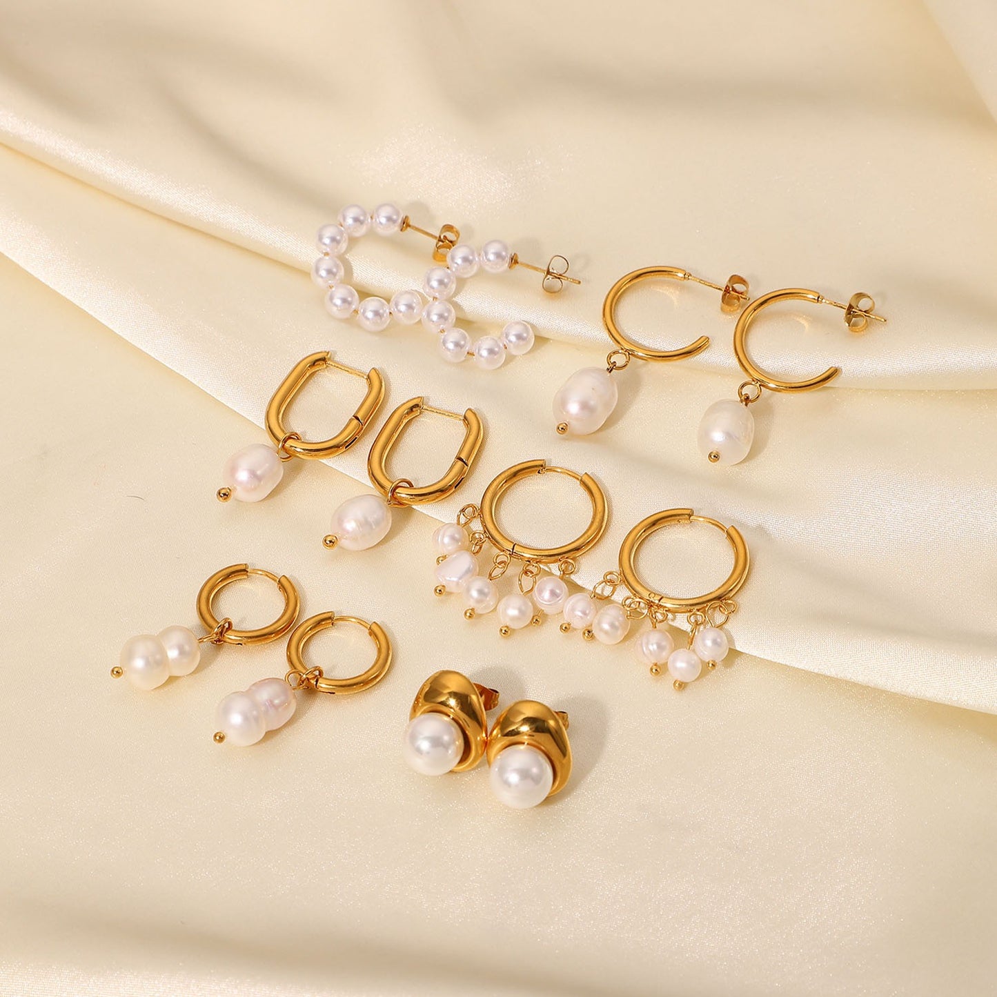 North American INS Style Fashion Non-Fading Vintage Earrings [410-421]