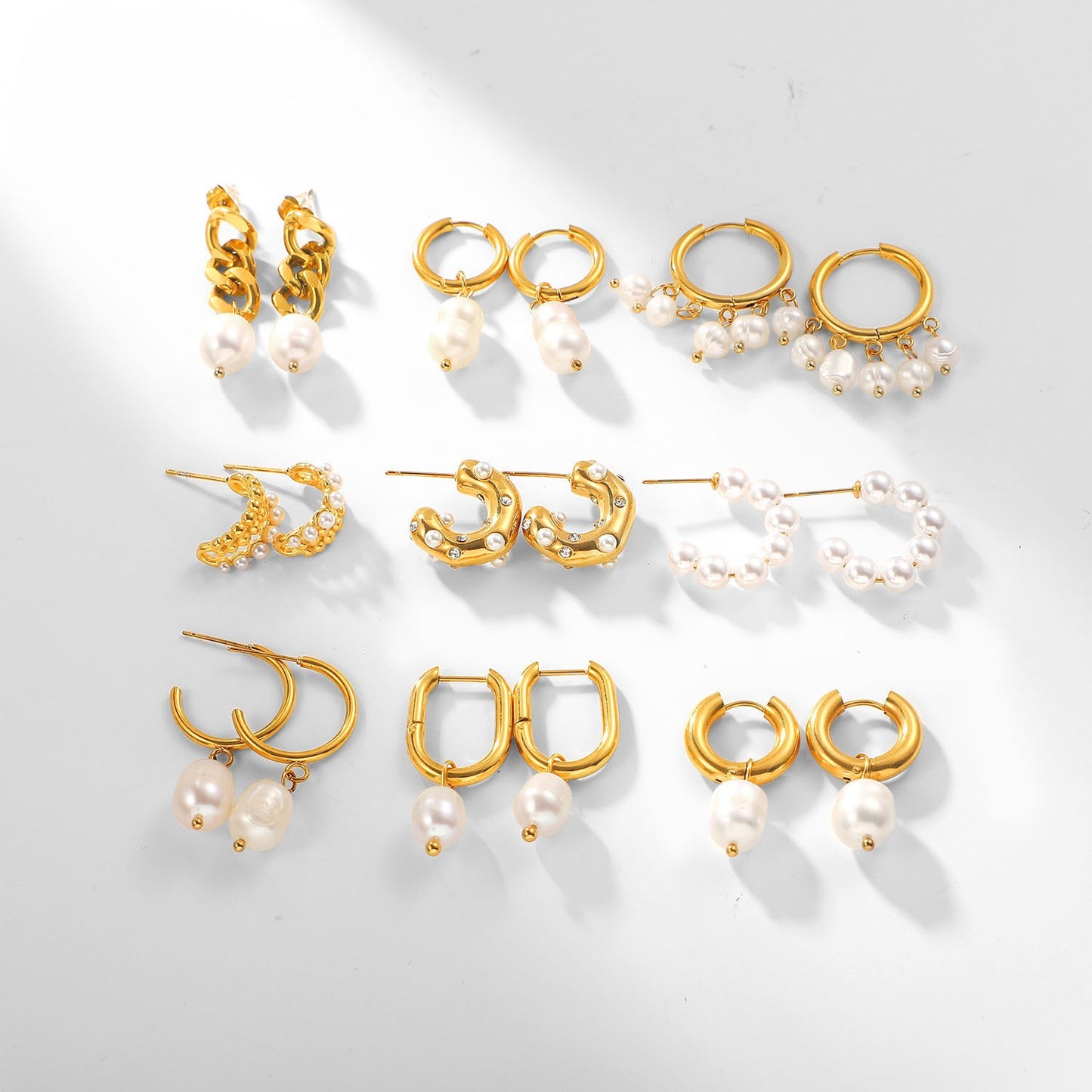 North American INS Style Fashion Non-Fading Vintage Earrings [410-421]