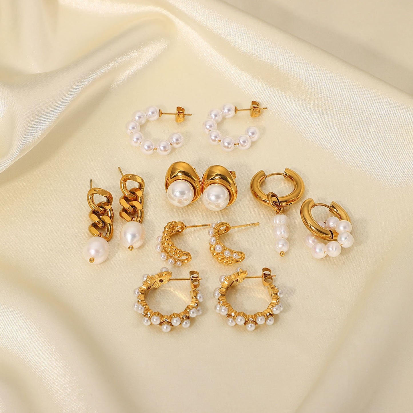 North American INS Style Fashion Non-Fading Vintage Earrings [410-421]