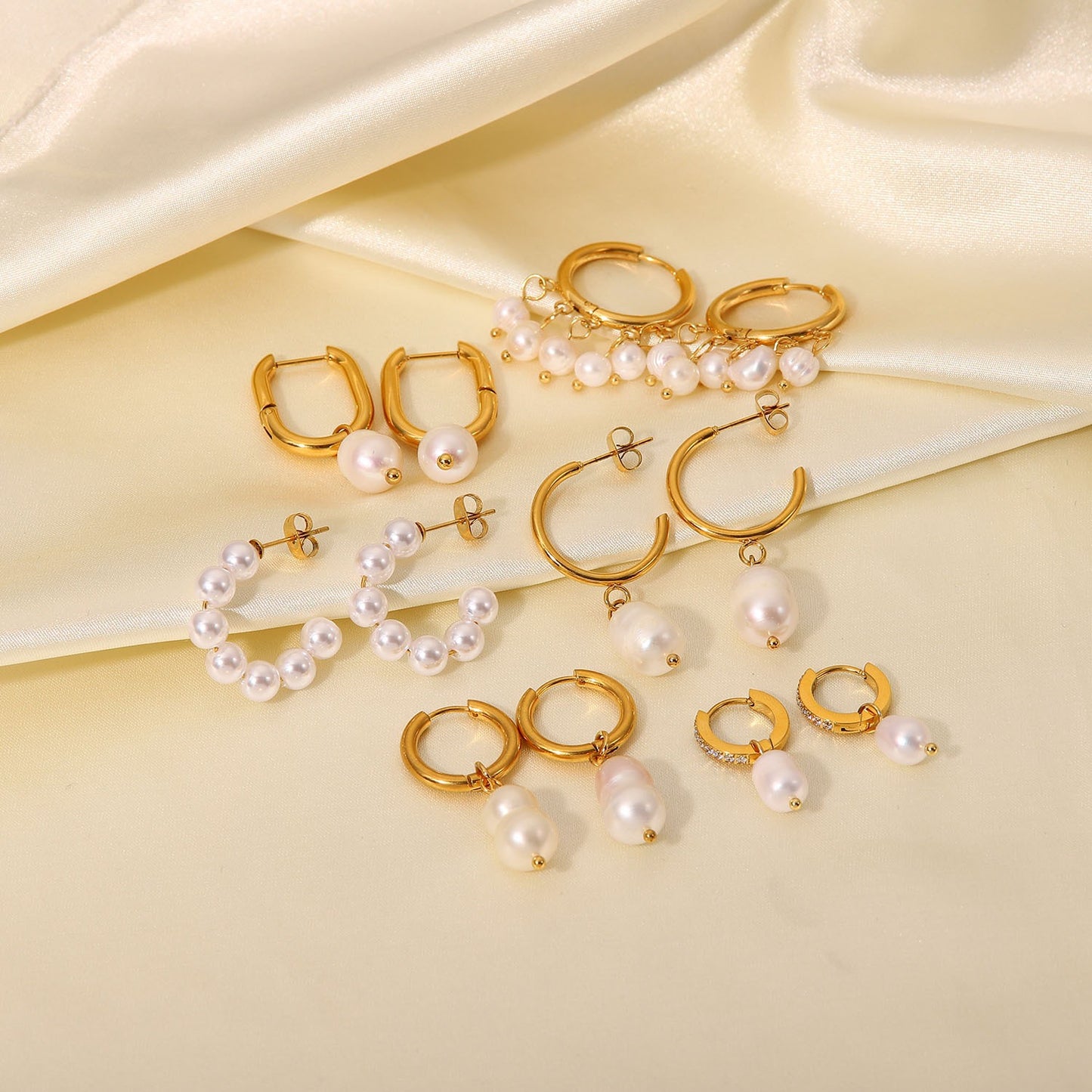 North American INS Style Fashion Non-Fading Vintage Earrings [410-421]