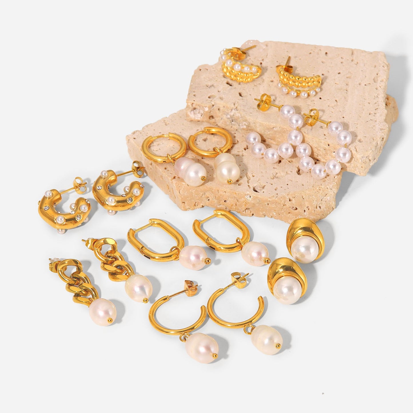 North American INS Style Fashion Non-Fading Vintage Earrings [410-421]