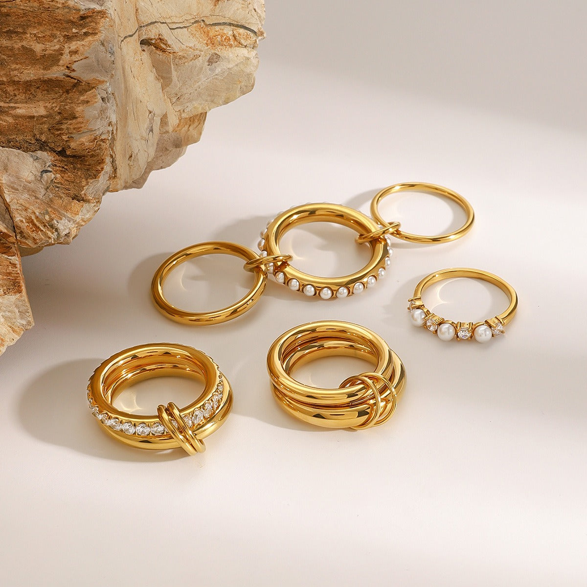 Premium Ring Collection Multiple Styles Non-Fading Design [279-293]